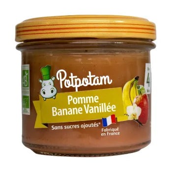 Pomme Banane Vanille BIO 100g