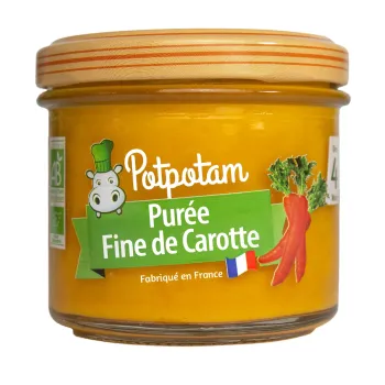Purée Fine de Carotte BIO 100g