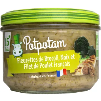 Fleurettes de brocoli aux Noix Poulet BIO 230g